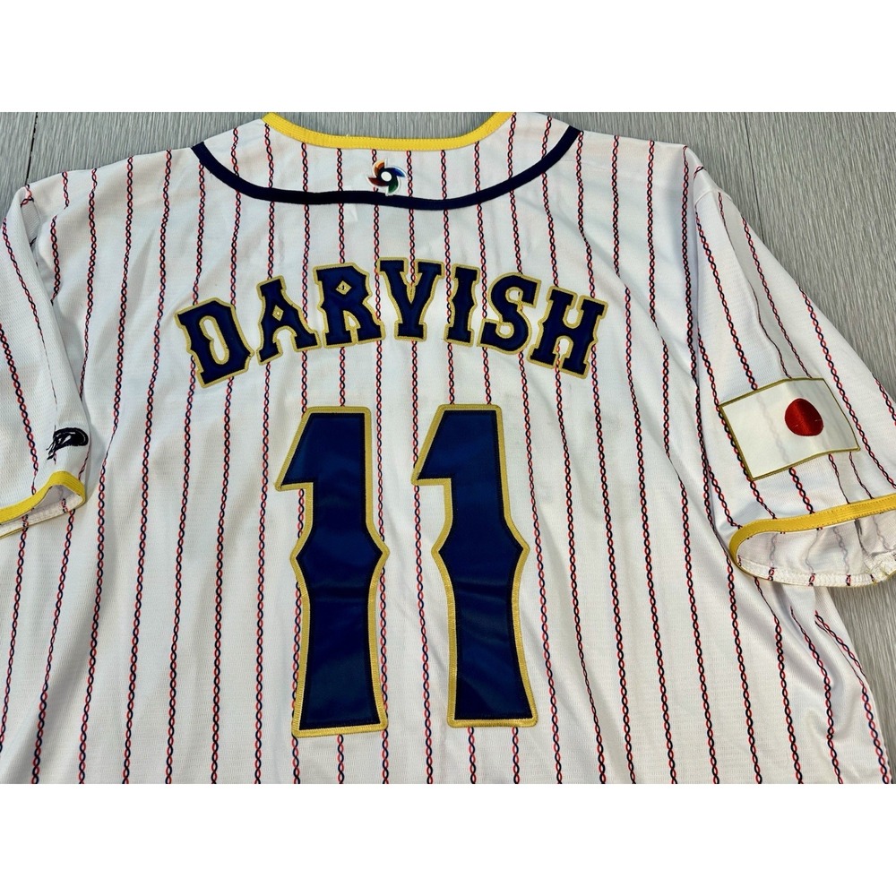 2023 WBC Samurai Japan Yu Darvish #11 OT Sports Embroidery Jersey Home Size XXL